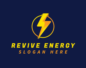 Lightning Bolt Energy logo design