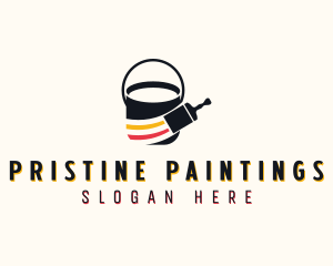 Paint Brush Handyman logo design