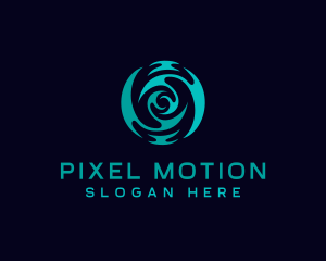 Cyber Motion Artificial Intelligence logo design