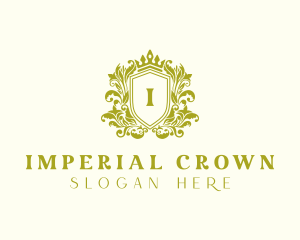 Luxury Crown Crest logo design