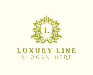 Luxury Crown Crest logo design