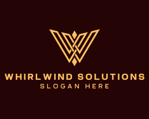 Professional Luxury Letter W logo design