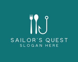 Seafood Hook Restaurant logo design