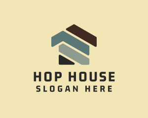 House Tile Flooring Renovation logo design