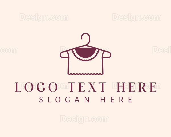 Blouse Hanger Clothing Logo