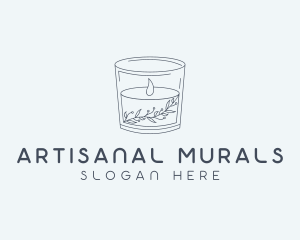 Aromatherapy Candle Spa logo design