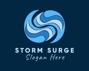 Typhoon Weather Storm logo