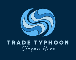 Typhoon Weather Storm logo