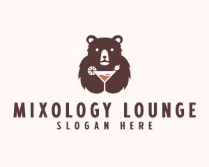 Bear Cocktail Drink logo