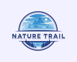 Mountain Peak Hiking logo design