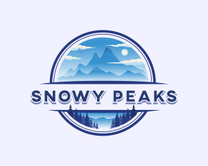 Mountain Peak Hiking logo design