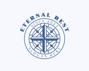 Spiritual Parish Cross logo design