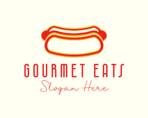 Hot Dog Dining Anaglyph logo