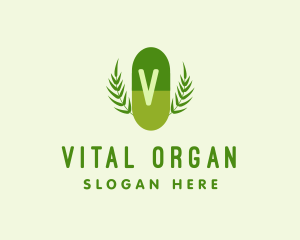 Herbal Organic Medicine  logo design