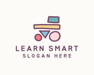 Shapes Toy Education Early Learning logo design