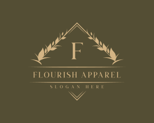 Floral Diamond Crest logo
