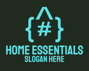 Programmer Code Home logo design