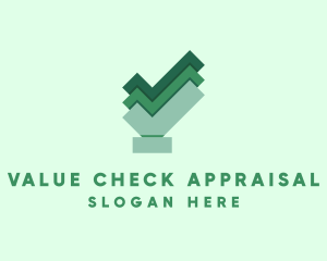 Approval Check Symbol logo design