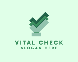 Approval Check Symbol logo design