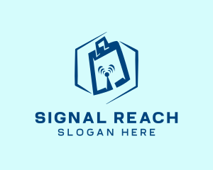 Online Shopping Signal  logo design