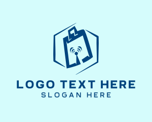 Commerce - Online Shopping Signal logo design