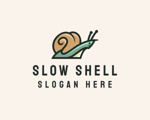 Wild Snail Shell logo design