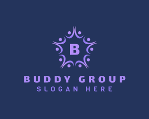 Social Group People logo design