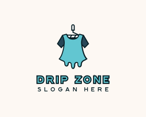 Paint Drip Shirt logo design