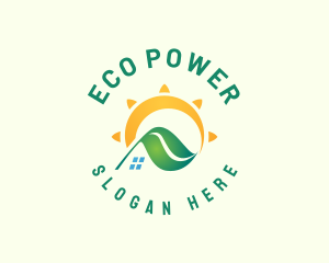 Solar Power Energy logo design