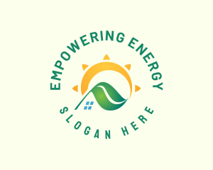 Solar Power Energy logo design