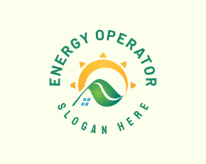 Solar Power Energy logo design