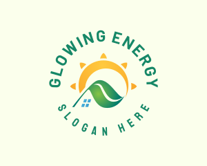 Solar Power Energy logo design