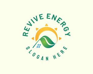 Solar Power Energy logo design