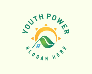 Solar Power Energy logo design