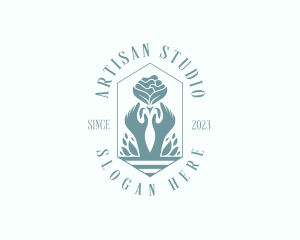 Flower Yoga Spa logo design