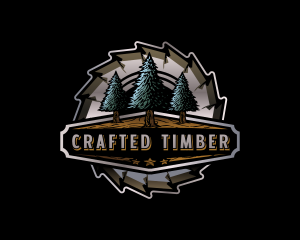 Sawmill Tree Carpentry logo design