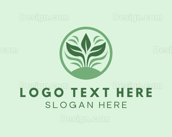 Grass Leaf Gardening Logo