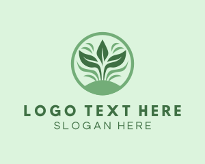 Grass Leaf Gardening Logo