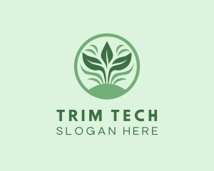 Grass Leaf Gardening logo design