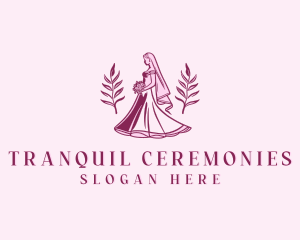 Fashion Bridal Dress logo design