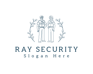 Police Security Officers logo design