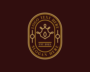 Elegant Luxury Crown logo