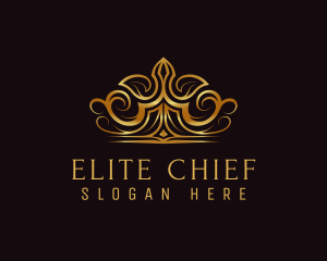 Elite Monarch Tiara logo design