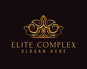 Elite Monarch Tiara logo design