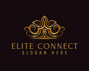 Elite Monarch Tiara logo design