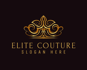 Elite Monarch Tiara logo design