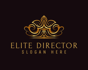 Elite Monarch Tiara logo design