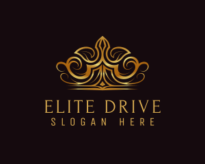 Elite Monarch Tiara logo design