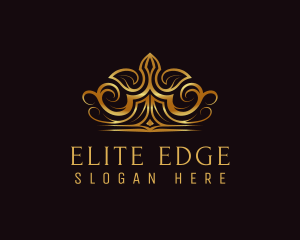 Elite Monarch Tiara logo design