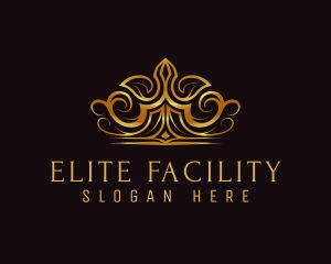 Elite Monarch Tiara logo design